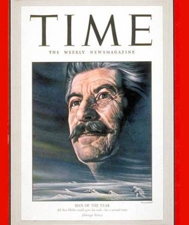 04 січня 1943 року. Американський журнал «Тайм» підвів підсумки 1942 року і назвав Людиною року Сталіна.