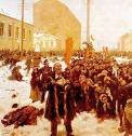 1905 | 01 | СІЧЕНЬ | 22 січня 1905 року. Розстріл царськими військами мирної демонстрації в Петербурзі (Кривава неділя, 9 січня