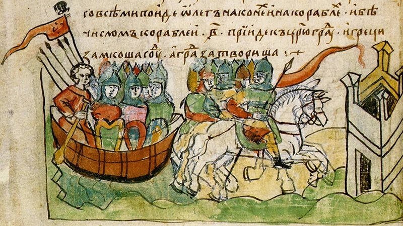 08 серпня 907 року. Олег Віщий бере штурмом Константинополь