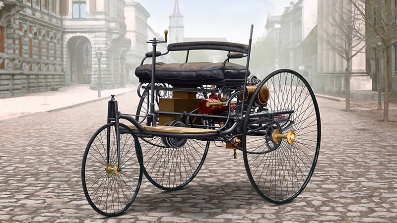 29 січня 1886 року. У Карлсруе Карл БЕНЦ запатентував перший триколісний автомобіль із бензиновим двигуном.